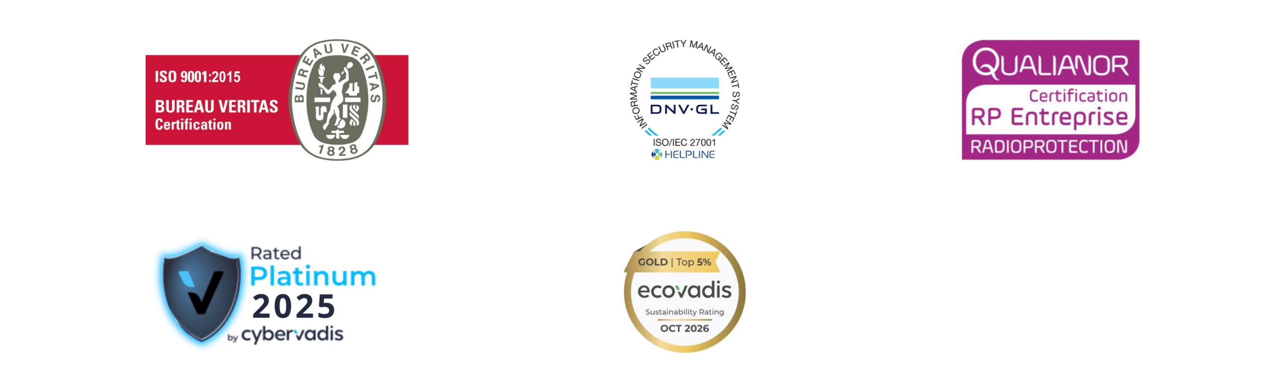 Nos certifications et labels